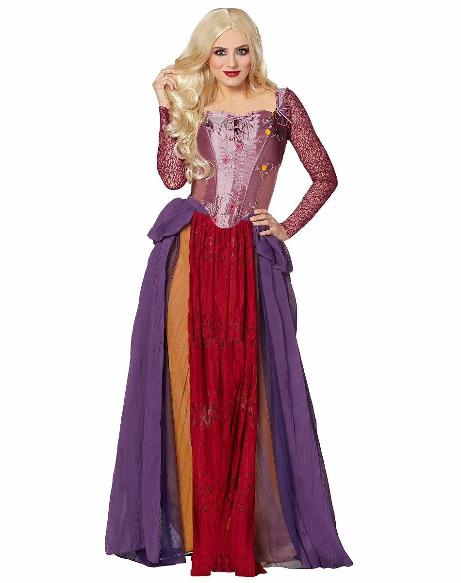Spirit Halloween Adult Sarah Sanderson Costume The Signature Collection - Hocus Pocus 2 Spirit Halloween Adult Sarah Sanderson Costume The Signature Collection - Hocus Pocus - Image 2
