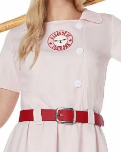 Spirit Halloween Adult Rockford Peaches Plus Size Costume - A League of Their Own -Halloween ACCESSORIES store 07554553 c