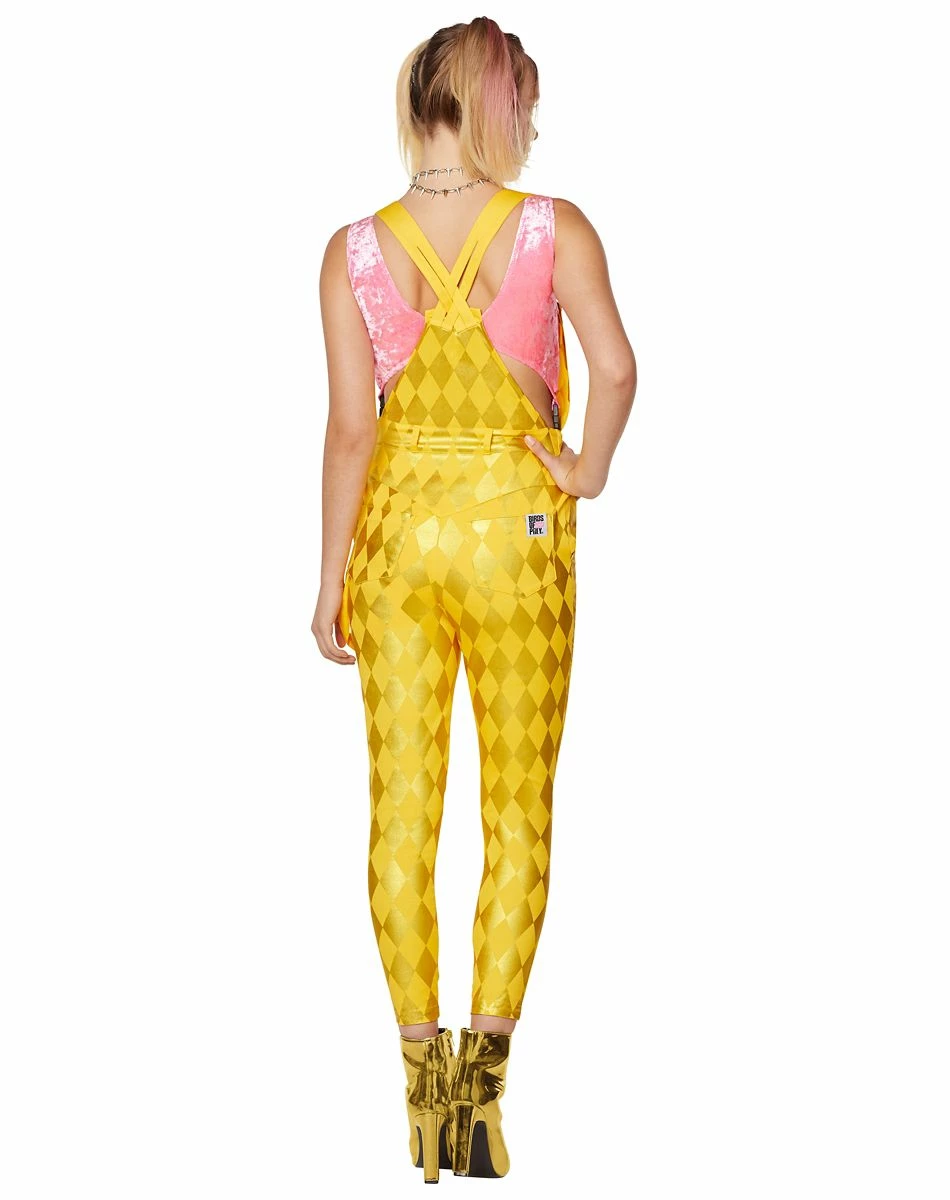 Spirit Halloween Harley Quinn Overall Jumpsuit - Birds of Prey 2 Spirit Halloween Harley Quinn Overall Jumpsuit - Birds of Prey - Image 2