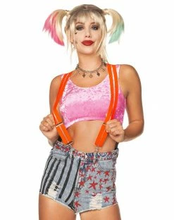 Spirit Halloween Harley Quinn Suspenders - Birds of Prey