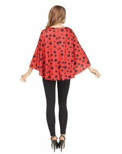 Spirit Halloween Adult Ladybug Poncho -Halloween ACCESSORIES store 07577737 b