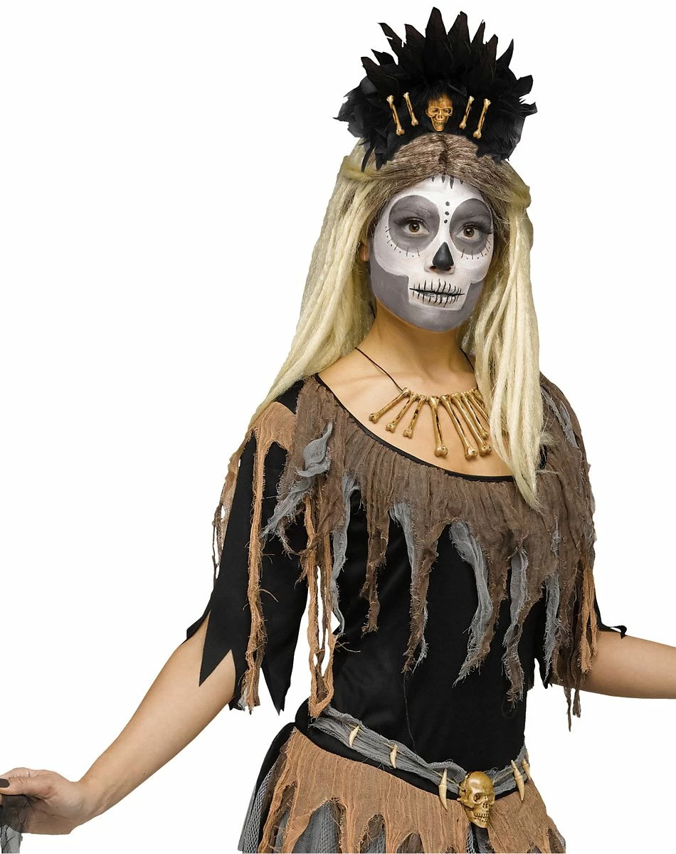 Spirit Halloween Voodoo Queen Deluxe Headpiece 1 Spirit Halloween Voodoo Queen Deluxe Headpiece
