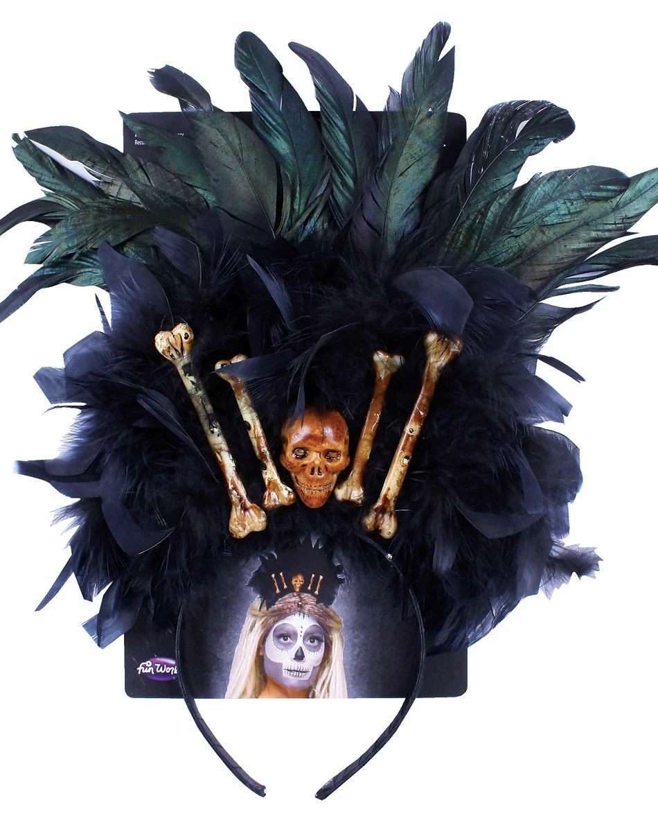 Spirit Halloween Voodoo Queen Deluxe Headpiece 2 Spirit Halloween Voodoo Queen Deluxe Headpiece - Image 2