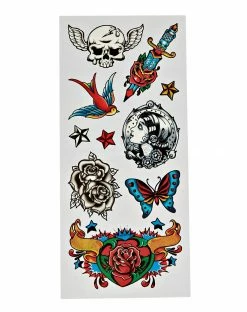 Spirit Halloween Punk Tattoos - 20 Pack -Halloween ACCESSORIES store 07595812 c