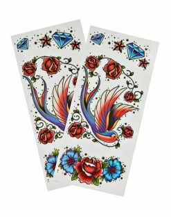 Spirit Halloween Color Punk Tattoos - 6 Pack -Halloween ACCESSORIES store 07595820 b