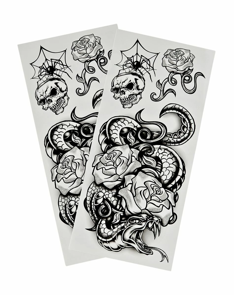 Spirit Halloween Multi-Pack Punk Tattoos - 6 Count 2 Spirit Halloween Multi-Pack Punk Tattoos - 6 Count - Image 2