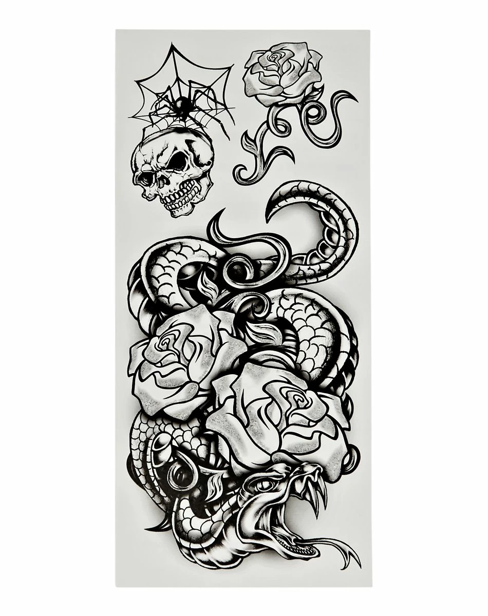Spirit Halloween Multi-Pack Punk Tattoos - 6 Count 3 Spirit Halloween Multi-Pack Punk Tattoos - 6 Count - Image 3
