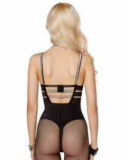 Spirit Halloween Elastic Waist Lace Bodysuit -Halloween ACCESSORIES store 07602949 c