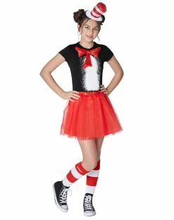 Spirit Halloween Kids Cat in the Hat Costume Kit - Dr. Seuss