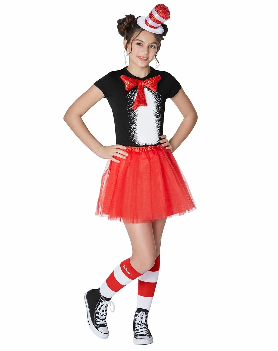 Spirit Halloween Kids Cat in the Hat Costume Kit - Dr. Seuss 1 Spirit Halloween Kids Cat in the Hat Costume Kit - Dr. Seuss
