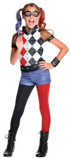 Spirit Halloween Kids Harley Quinn Costume - DC Comics