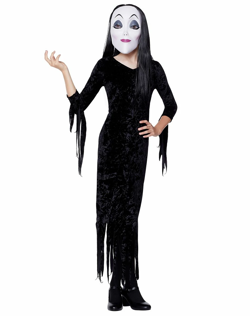 Spirit Halloween Kids Morticia Addams Costume - The Addams Family 2 1 Spirit Halloween Kids Morticia Addams Costume - The Addams Family 2