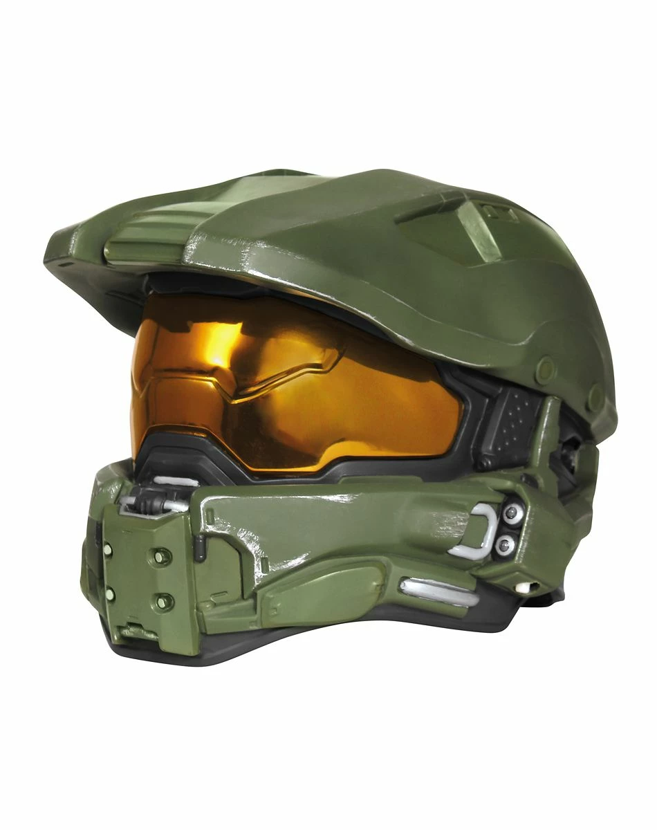 Spirit Halloween Kids Master Chief Light-Up Helmet Deluxe - Halo 2 Spirit Halloween Kids Master Chief Light-Up Helmet Deluxe - Halo - Image 2
