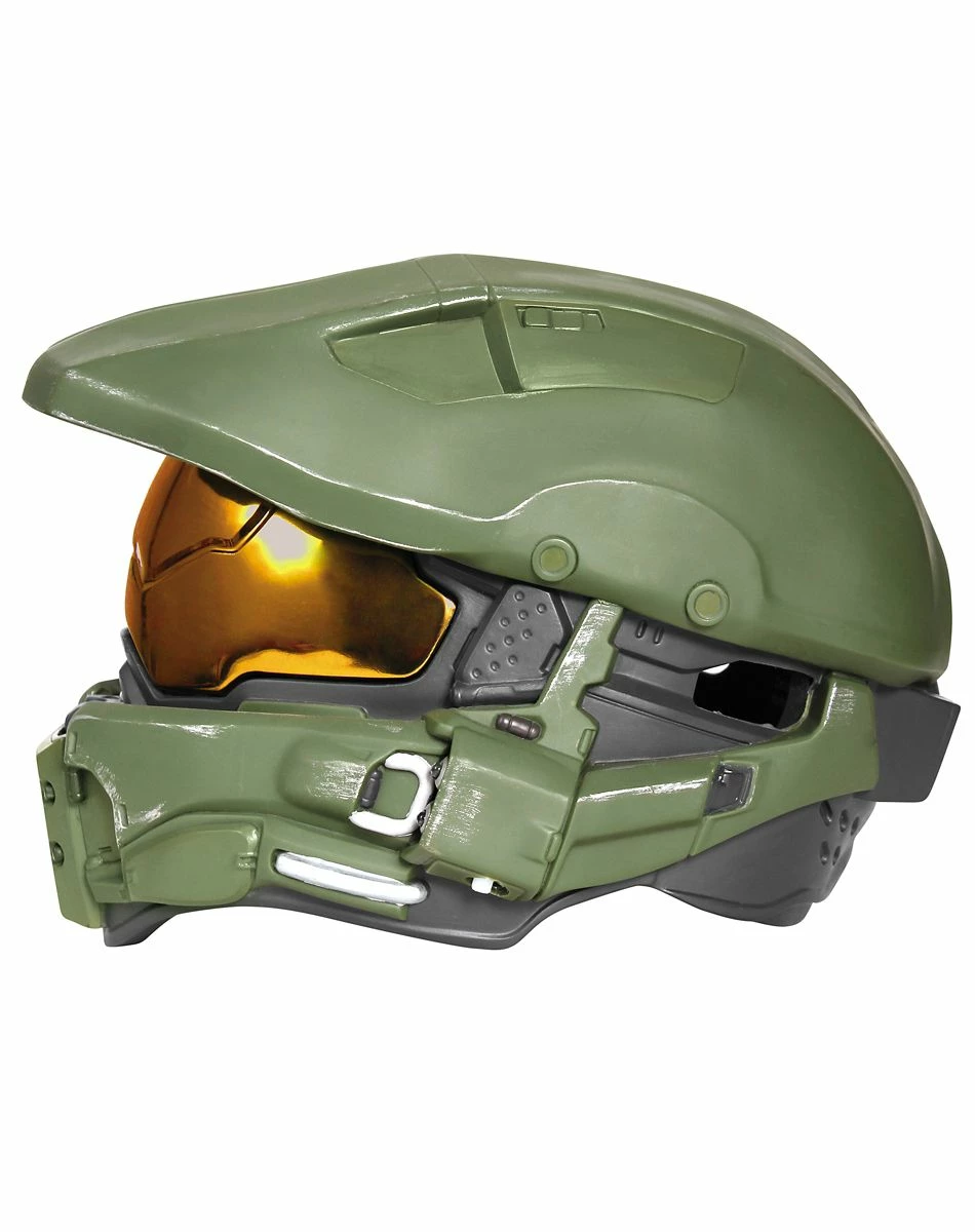 Spirit Halloween Kids Master Chief Light-Up Helmet Deluxe - Halo 3 Spirit Halloween Kids Master Chief Light-Up Helmet Deluxe - Halo - Image 3
