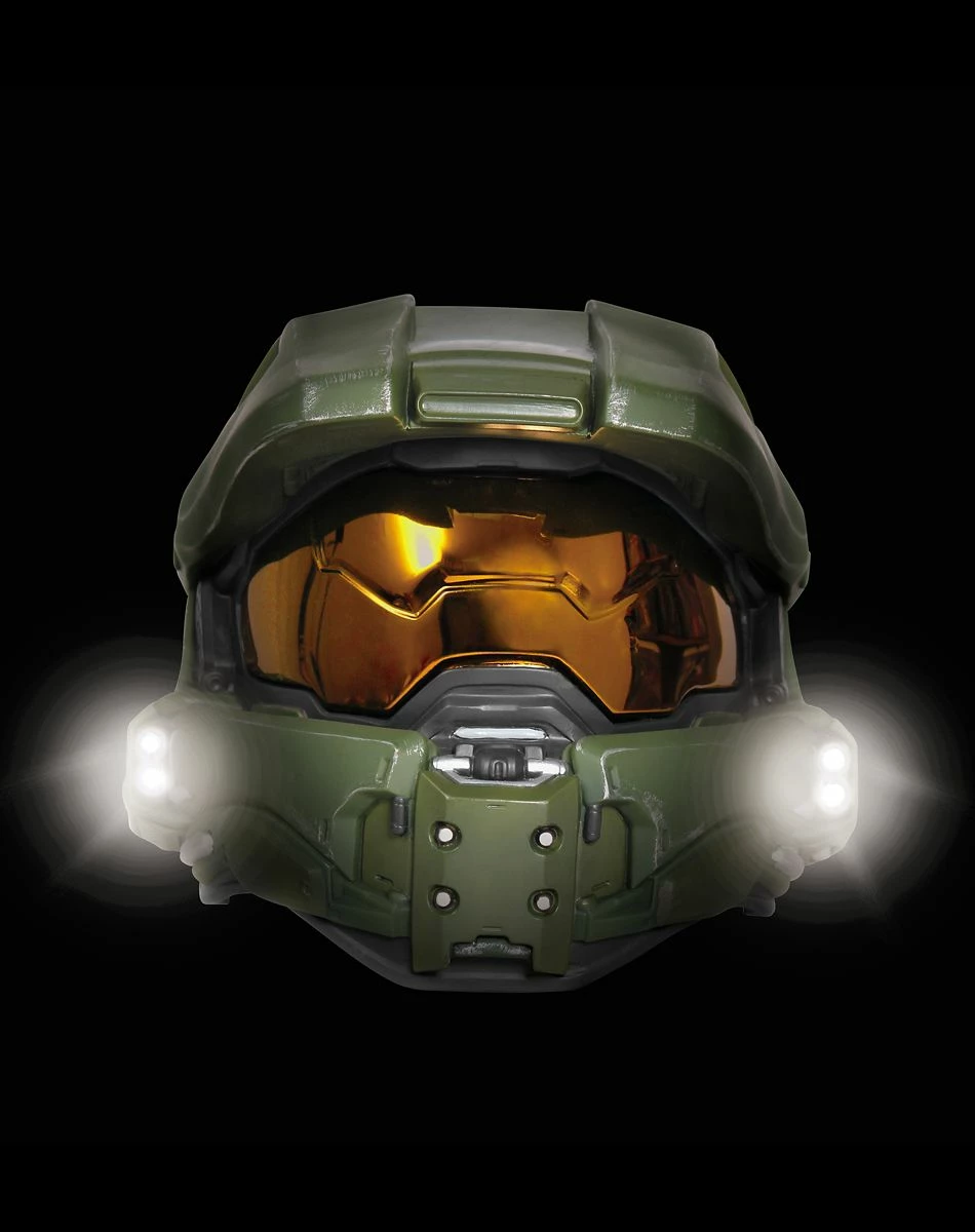 Spirit Halloween Kids Master Chief Light-Up Helmet Deluxe - Halo 5 Spirit Halloween Kids Master Chief Light-Up Helmet Deluxe - Halo - Image 5